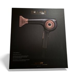 Brand new BELLAMI Ion-Air Hair Dryer in Black and Gold